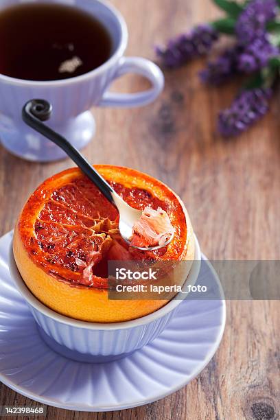 Grilled Grapefruit Stock Photo - Download Image Now - Grapefruit, Grilled, Bowl