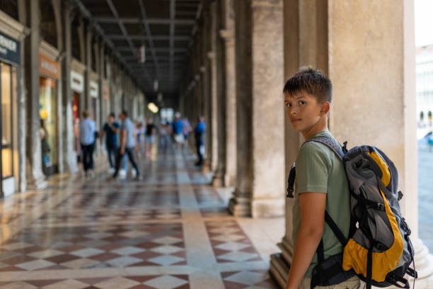 istock Young Male Tourist in Venice 1423995605