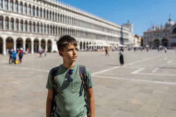istock Young Male Tourist in Venice 1423995638