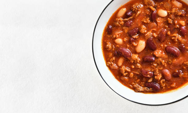 istock Cowboy beans with ground beef, jalapeno and bacon 1424000149