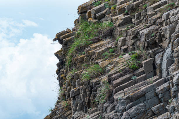 istock edge of a steep rocky cliff against the sky 1424015431