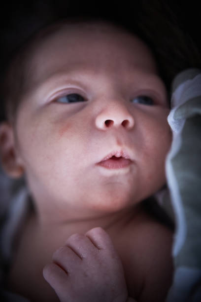 Head shot of a baby boy