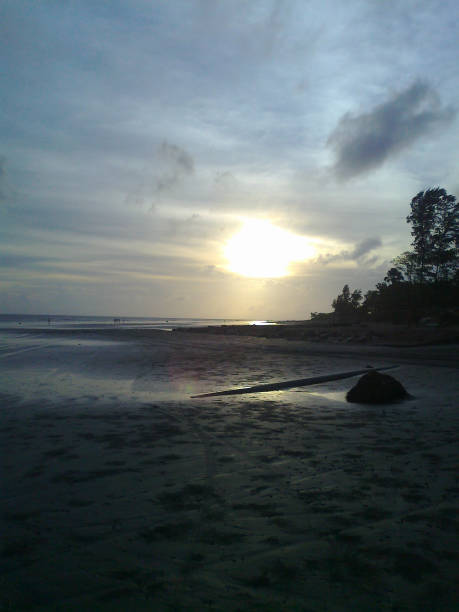 istock Sunset view of Kuakata Beach 1424022717