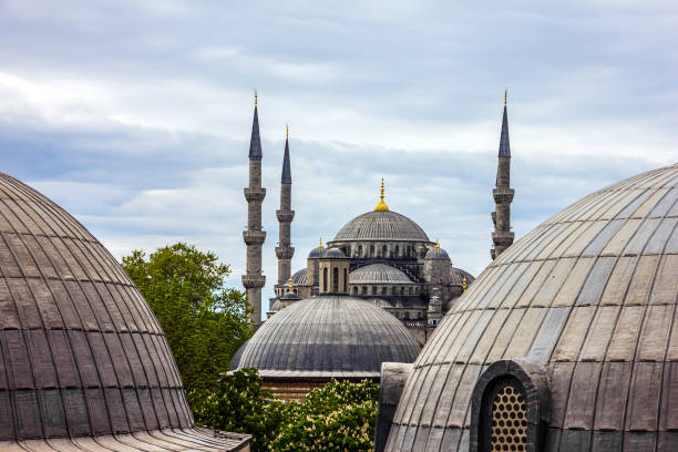 istock Blue mosque building, Istanbul, Turkey 1424025232