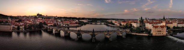 istock Prague aerial view Czech Republic 1424026577