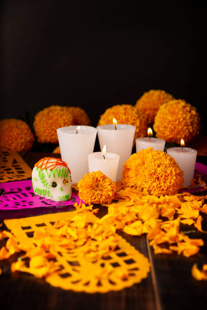istock Day of the Dead Decoration elements 1424028039