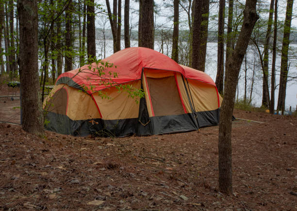 istock Tent campsite at Jordan Lake 1424043621