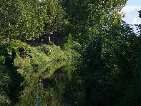Canal with water