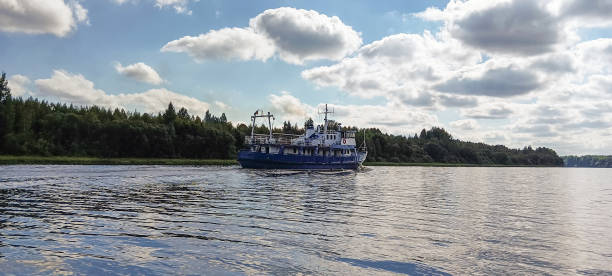 Passenger ship on the Volkhov River.