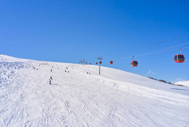 istock People on the ski slope on a sunny day 1424050789
