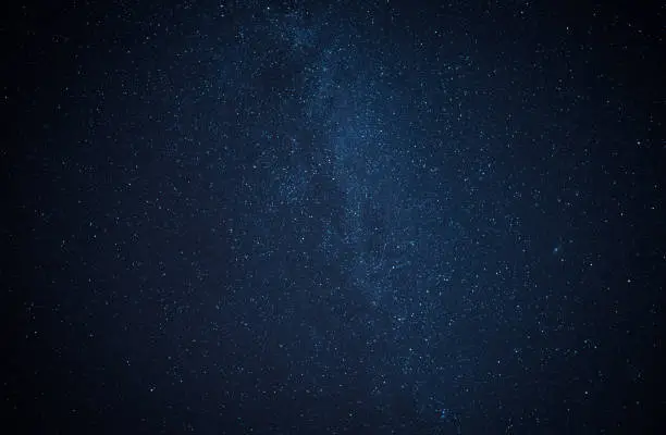 Dark blue sky with stars background