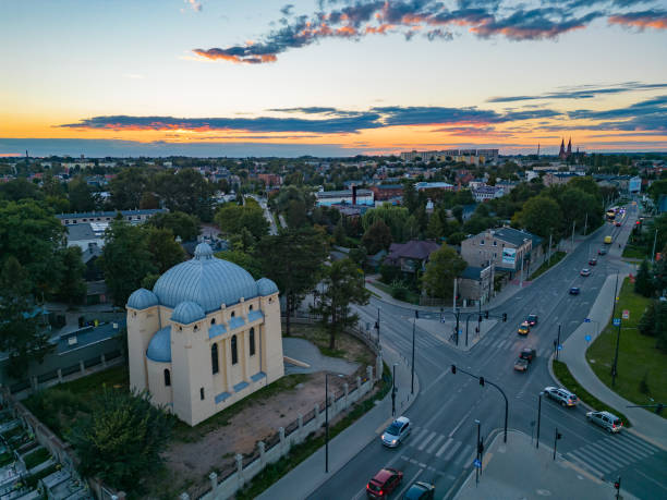 istock View at Pabianice city from a drone 1424062790