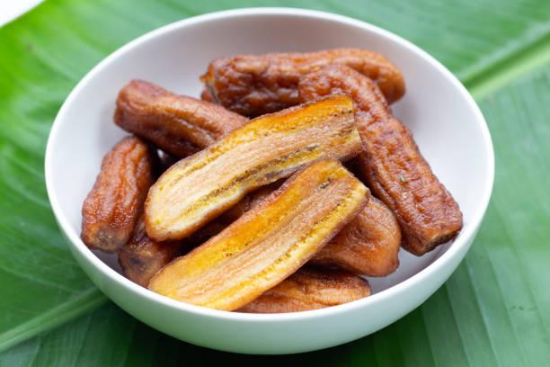 istock Sun dried bananas, Fruit snack 1424063805