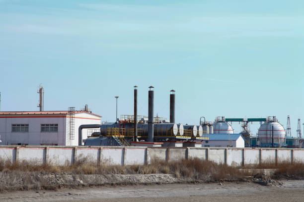 istock Petroleum chemical plant 1424073340