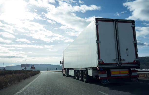 istock Truck on the road 1424073910