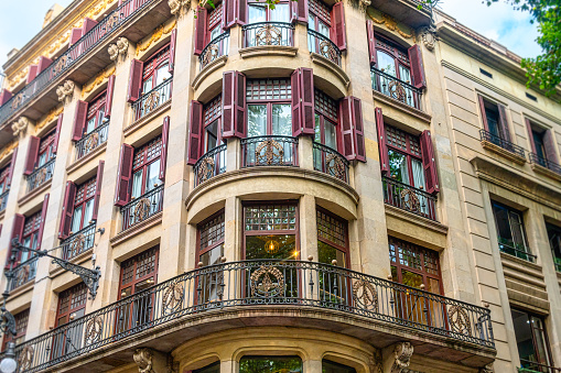 Alluring building in Barcelona Spain