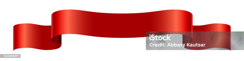 Titel Red Ribbon Red Ribbon Decoration Elements Stock Illustration - Download Image Now ...