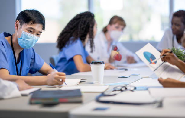 istock Medical students working together 1424099635