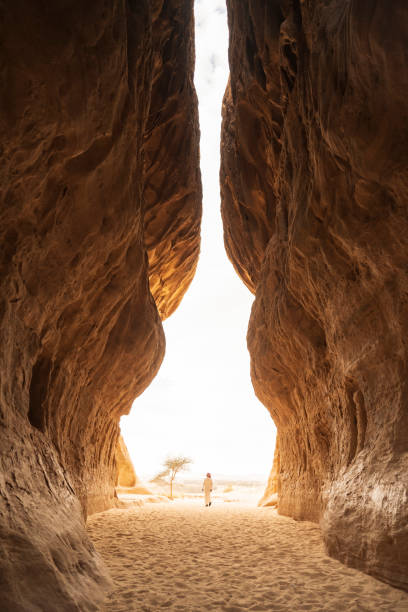 istock Young Saudi man standing within Jabal Ithlib east of Hegra 1424101739