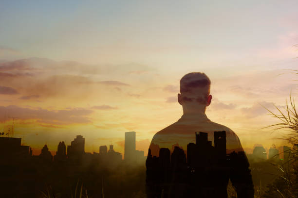 istock Businessman in the city 1424124415