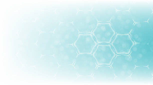 фон шестиугольника геометрический белый синий узор яркий. - lifestyle backgrounds stock illustrations