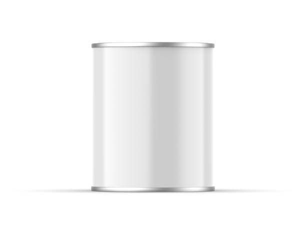 istock Glossy paint can mockup template for branding and mock up, 3d render illustration 1424151898