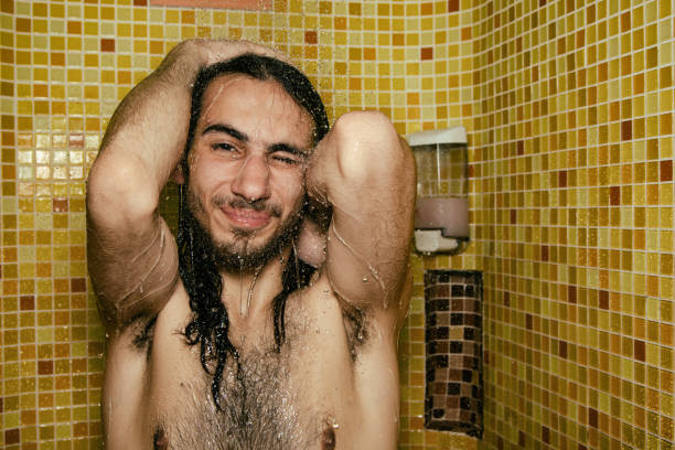 920+ Smiling Man After Shower Wears White Towel Stock Photos, Pictures &  Royalty-Free Images - iStock
