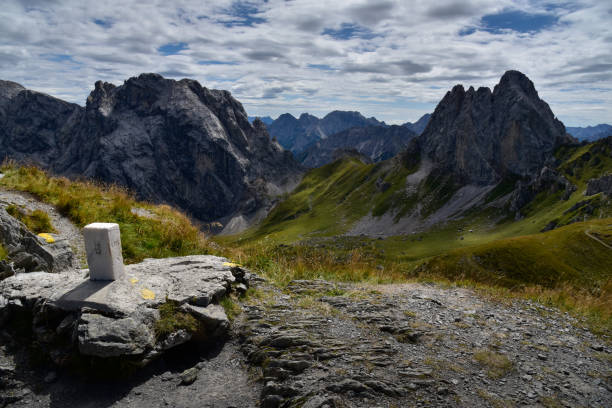 istock Dolomites mountains landscapes, Fleons Valley, Italy 1424164142