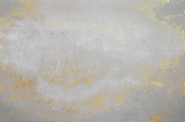 japanese paper with grunge gold splattering - watercolor paper flash imagens e fotografias de stock