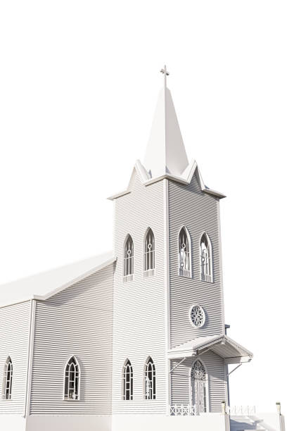 istock presbyterian church isolated on white background 1424195132