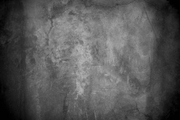 istock Old wall texture cement dark black gray  background abstract grey color design are light with white gradient background. 1424200916
