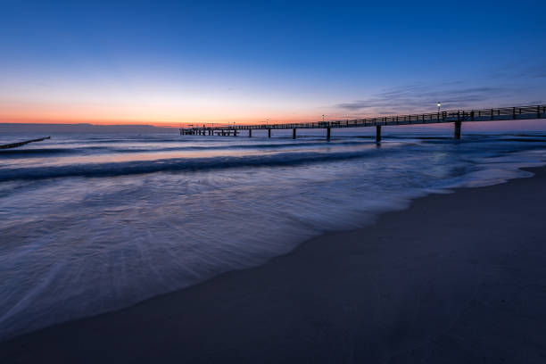 istock Old sea bridge on beach, Koserow - Usedom 1424202842