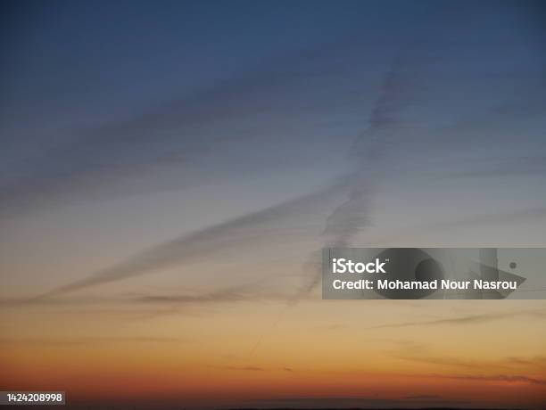 Photoshooting Of The Sky At Sunset Stock Photo - Download Image Now - Backgrounds, Beauty, Cloud - Sky