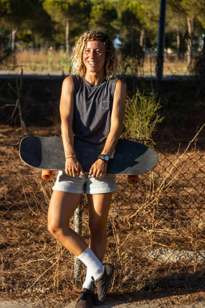 istock surf skate on the river channel 1424211900