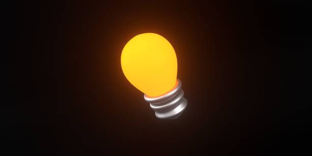 istock Yellow light bulb icon. Energy and thinking symbol. Creative idea and inspiration concept. 1424227567