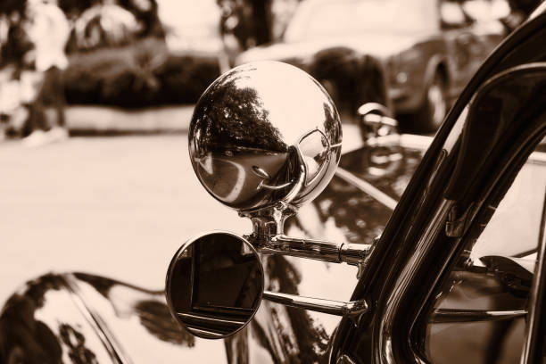 istock Close-Up Of Vintage Car 1424243635