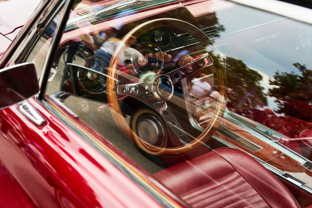 Close-Up Of Vintage Car. Part of.