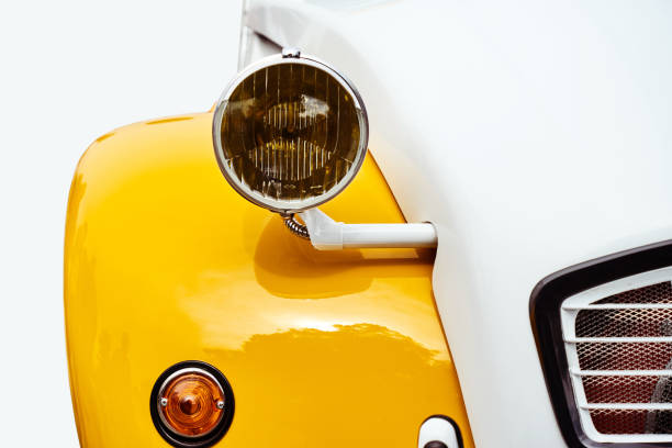 Close-Up Of Vintage Car. Part of.