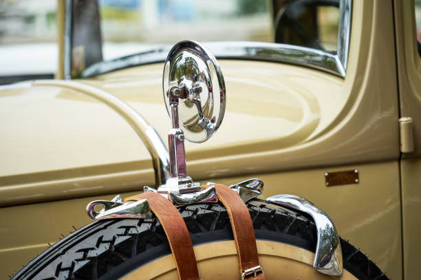 istock Close-Up Of Vintage Car 1424243725