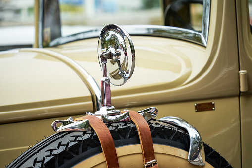 Close-Up Of Vintage Car. Part of.