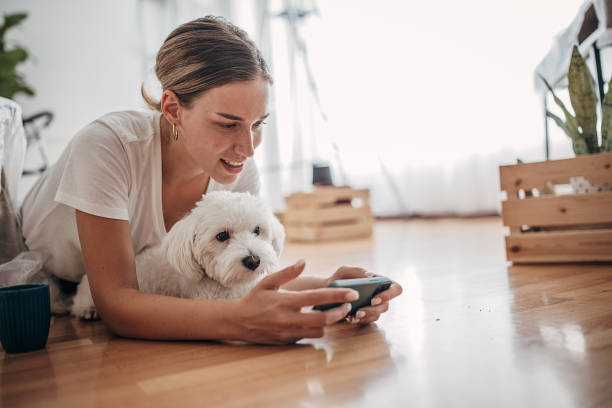 istock Woman relaxing in new apartment 1424244982