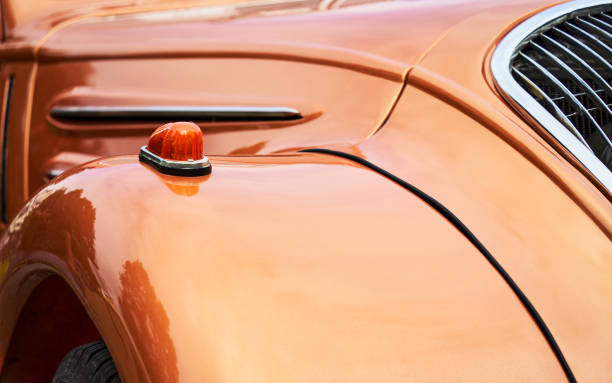 istock Close-Up Of Vintage Car 1424245597