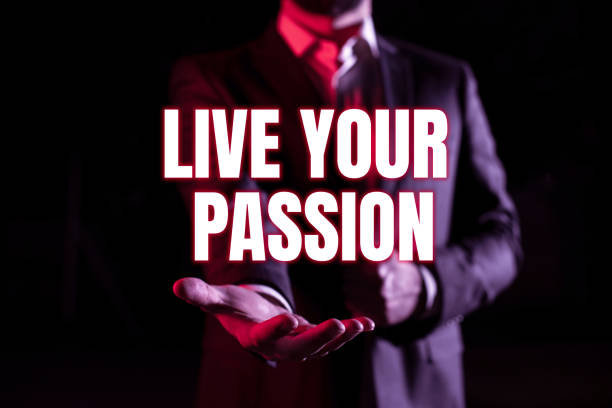 istock Writing displaying text Live Your PassionDoing something you love that you do not consider a job. Conceptual photo Doing something you love that you do not consider a job 1424249260