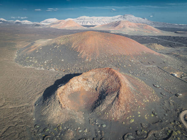 istock lanzarote volcano from aerial view 1424250404