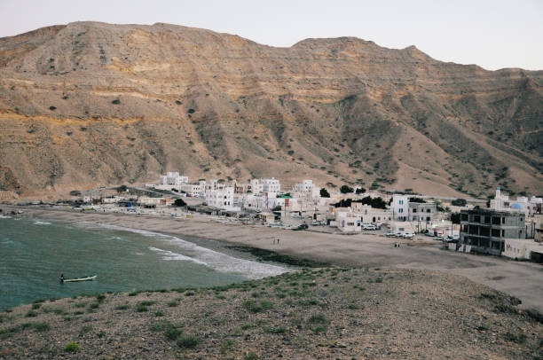 Fishing village near Qantab Beach in the outskirts of Muscat, Oman