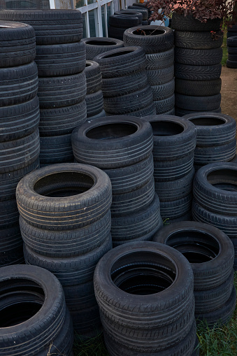 Stack Of Car Tires