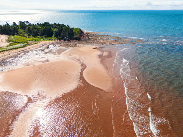 Red sandy beaches of Prince Edward Island.