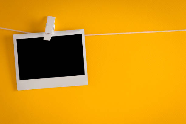istock Blank Photo on a Clothesline 1424255388