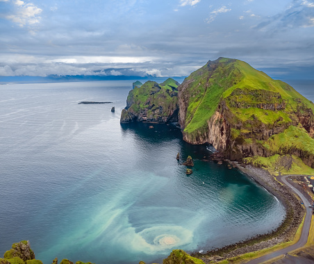 Heimaey (Home Island), the largest island in the Vestmannaeyjar (Westman) archipelago, Southern Iceland