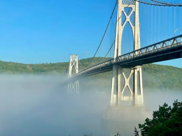 istock Mid Hudson bridge in the fog 1424274820